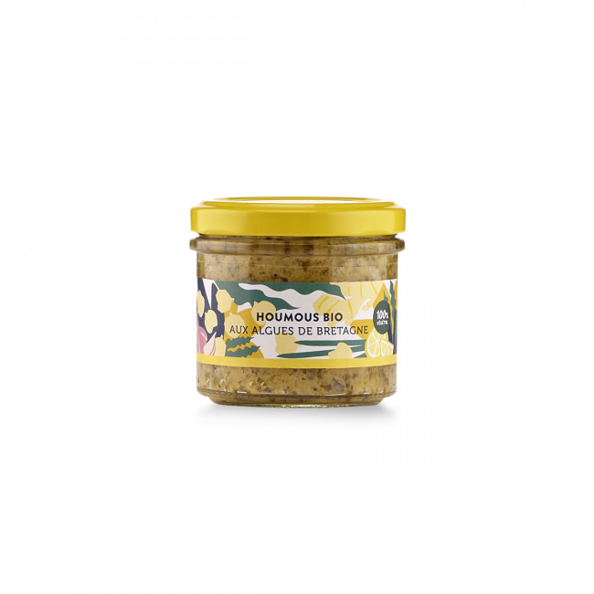 Organic hummus with Brittany Seaweed